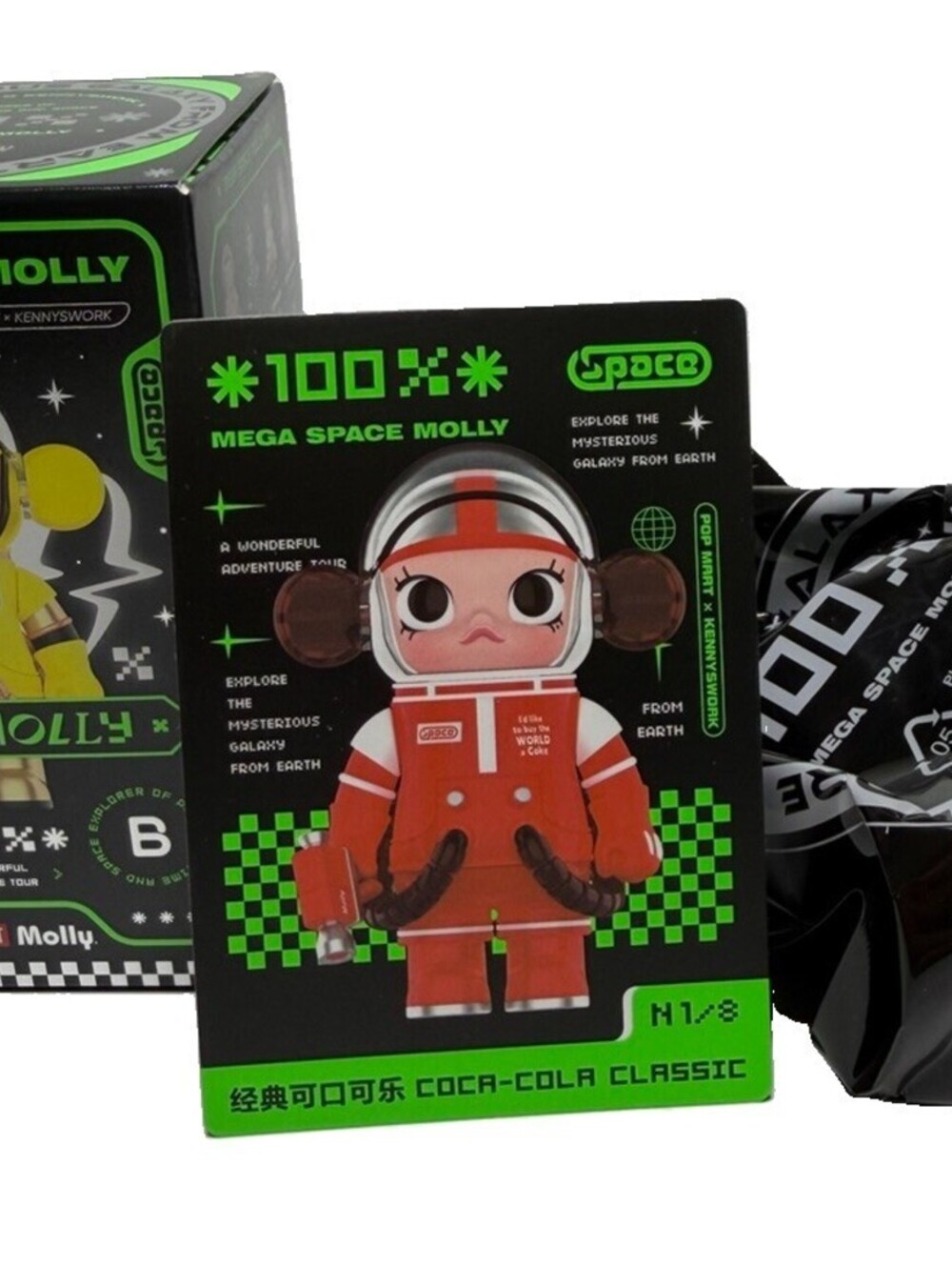 POP MART Mega Space Molly 100% Series 2-A Coca-Cola Classic Confirmed Figure